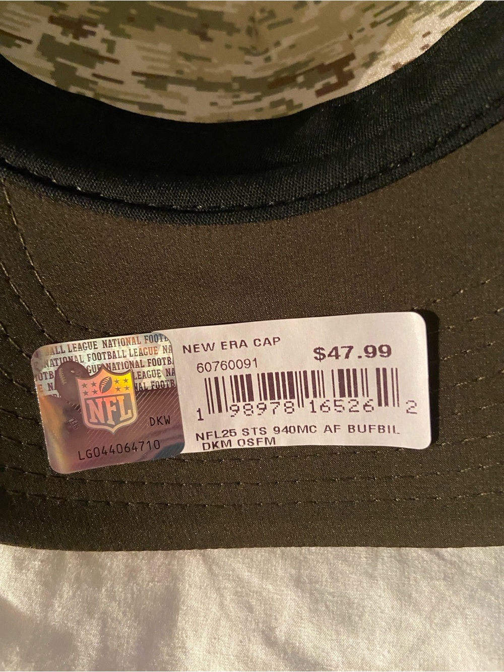 ❤️BUFFALO🦬BILLS🦬SALUTE TO SERVICE BASEBALL HAT💙❗️ - Picture 6 of 10